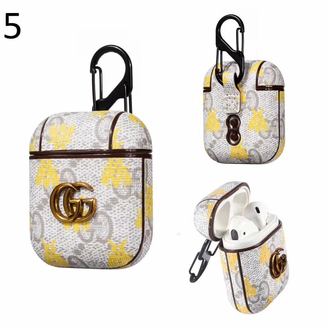 Tunde Store Colorful Gucci Airpods 3 Case | Airpods 1 & 2 leather case