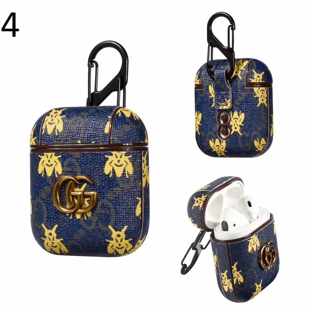 Tunde Store Colorful Gucci Airpods 3 Case | Airpods 1 & 2 leather case