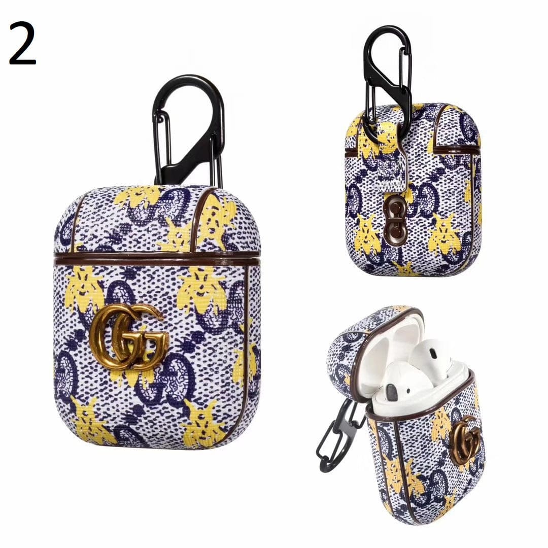 Tunde Store Colorful Gucci Airpods 3 Case | Airpods 1 & 2 leather case