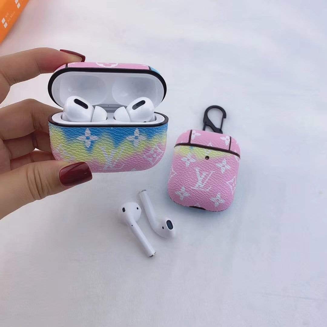 Tunde Store Colorful Louis Vuitton And Gucci Airpods & Airpods Pro Leather Cases