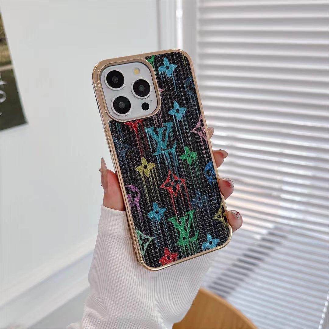Tunde Store Colorful Louis Vuitton Phone Covers for iPhone 15 Pro Max