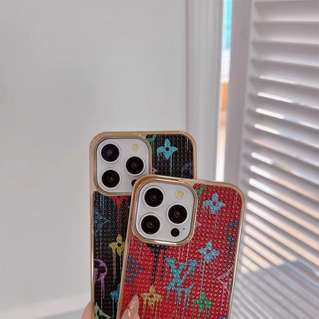 Tunde Store Colorful Louis Vuitton Phone Covers for iPhone 15 Pro Max