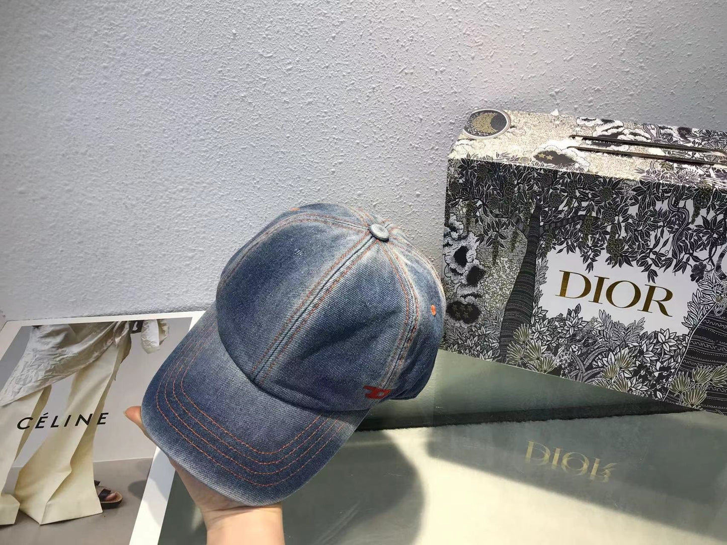 Tunde Store Dior Classic Cap Jeans Style
