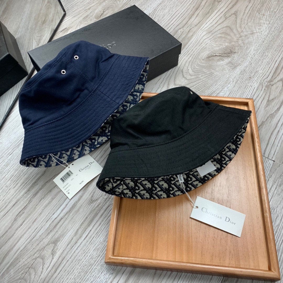 Tunde Store Dior Reversible Faces Bucket Hat