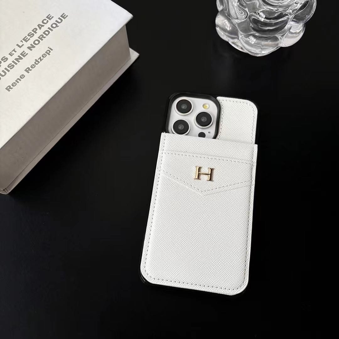 Tunde Store Eelegant White Leather Prada & Gucci & Hermes iPhone Cover