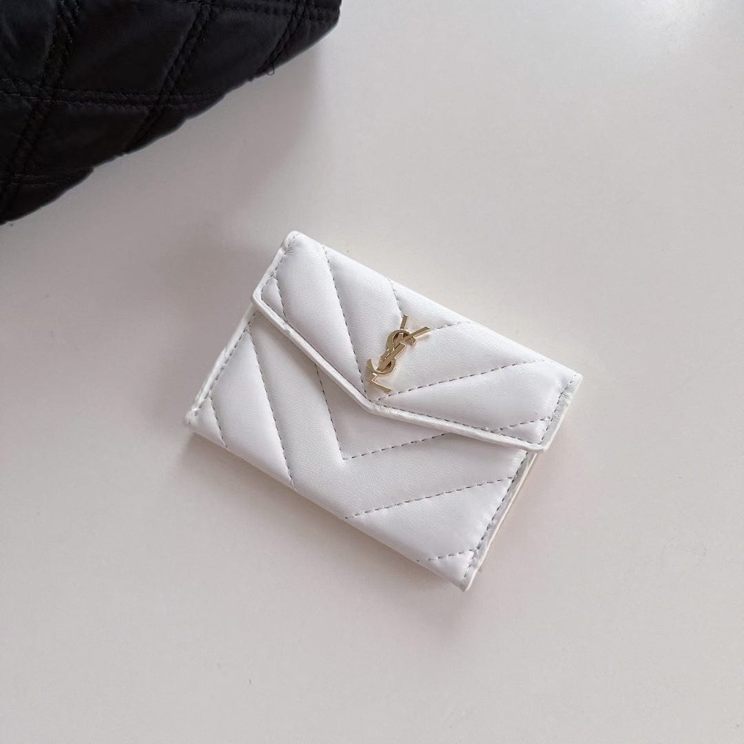 Tunde Store Elegant Leather YSL Card Holder Wallet