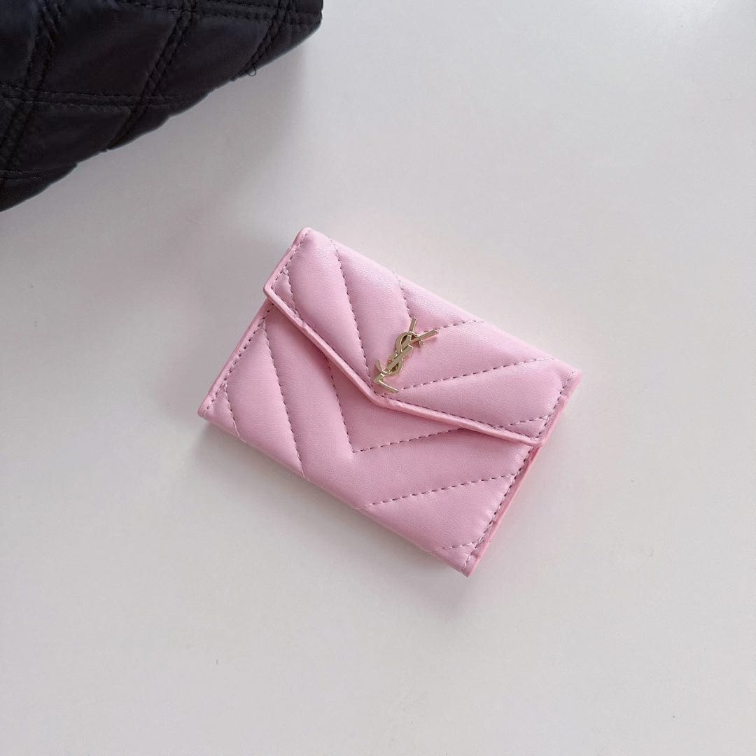 Tunde Store Elegant Leather YSL Card Holder Wallet