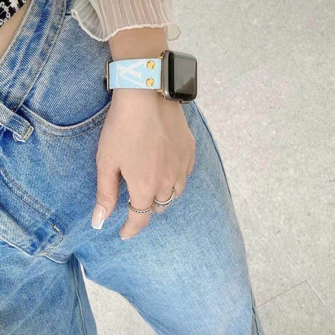Tunde Store Exotic Leather Louis Vuitton Watch Band 38/40/41/42/44/45/49 mm
