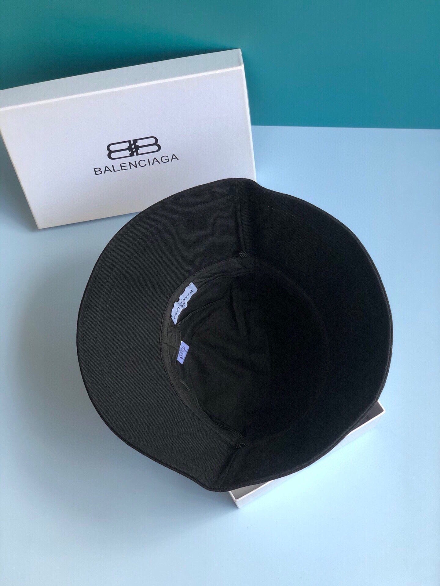 Tunde Store Fashioned Balenciaga Rainbow Black Bucket Hat