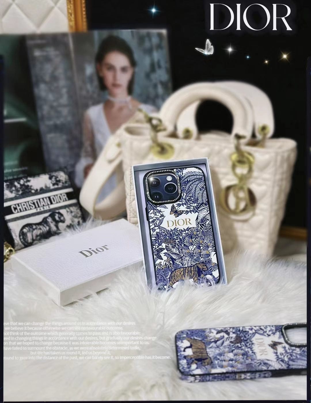 Tunde Store Floral Blue iPhone 15 Pro Max Cover