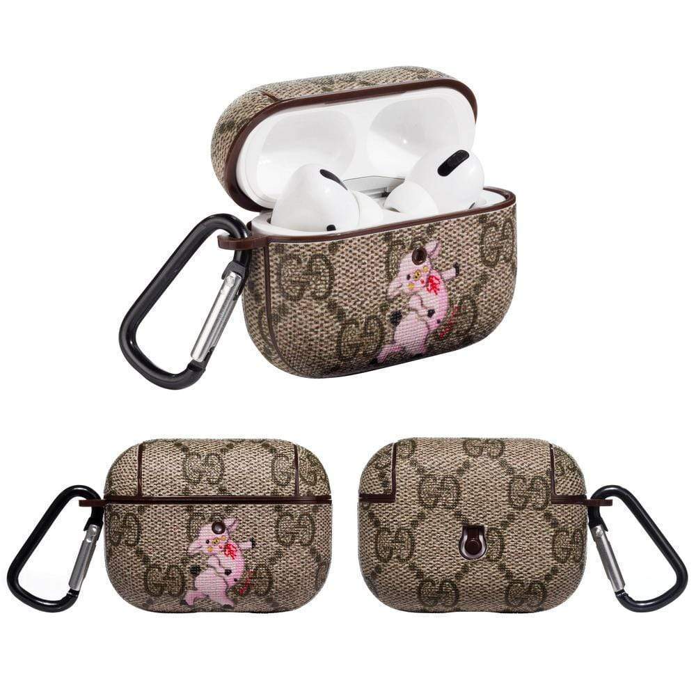 Tunde Store Gucci Airpods Pro Case - Leather Fabric