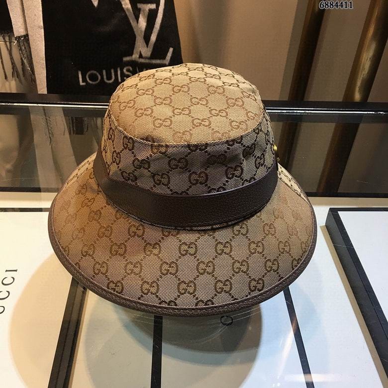 Tunde Store Gucci Black & Brown Bucket Hat - Gucci Pattern