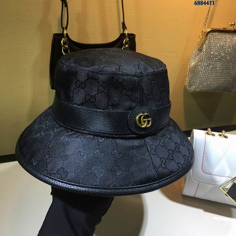 Tunde Store Gucci Black & Brown Bucket Hat - Gucci Pattern