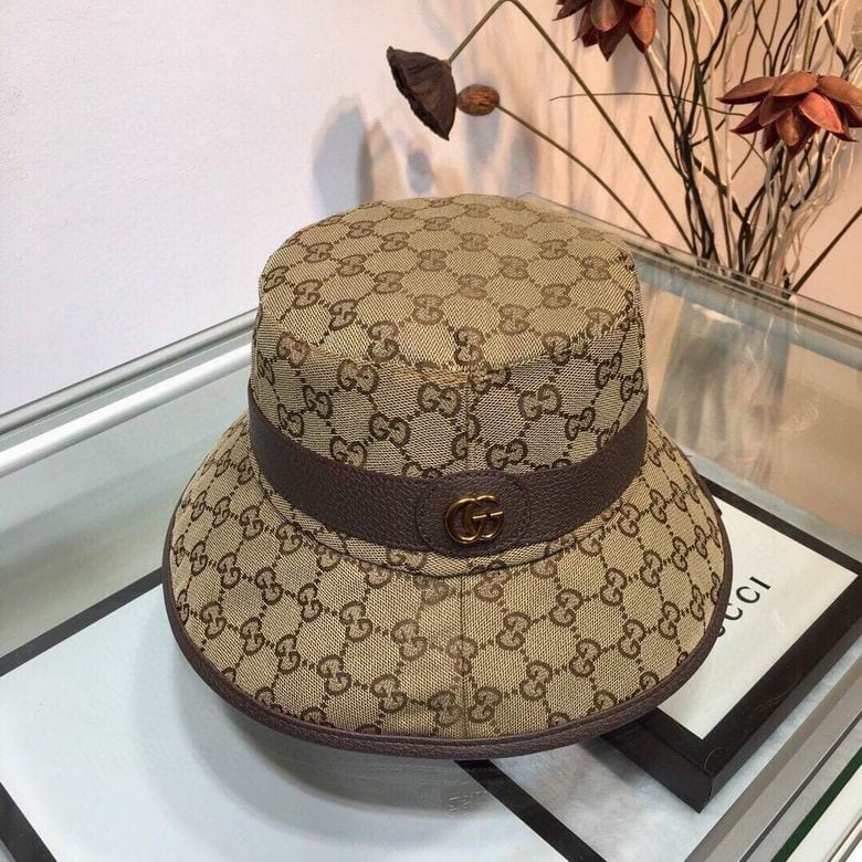 Tunde Store Gucci Black & Brown Bucket Hat - Gucci Pattern