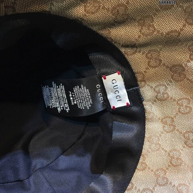 Tunde Store Gucci Black & Brown Bucket Hat - Gucci Pattern