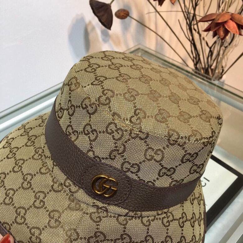 Tunde Store Gucci Black & Brown Bucket Hat - Gucci Pattern