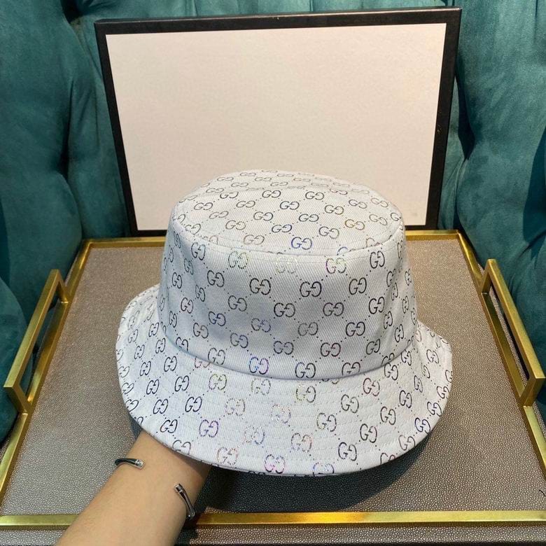 Tunde Store Gucci Black & White Bucket Hat - Gucci Pattern