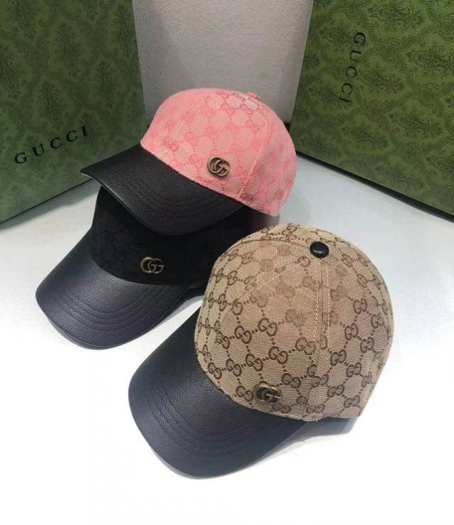 Tunde Store Gucci Canvas Monogram Cap for men