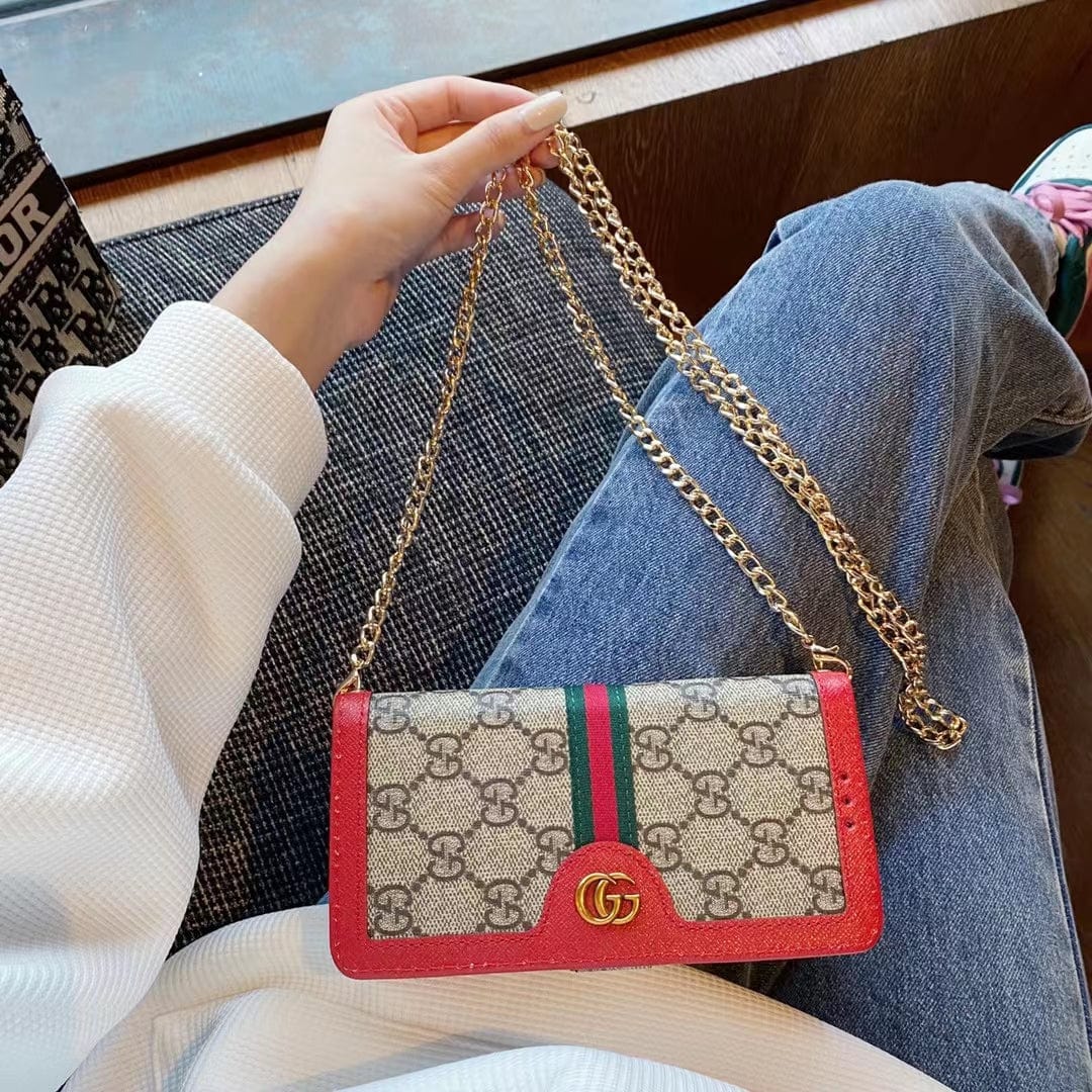 Tunde Store Gucci Essential Carry: The All-in-One iPhone 13 to 16 Case-Wallet