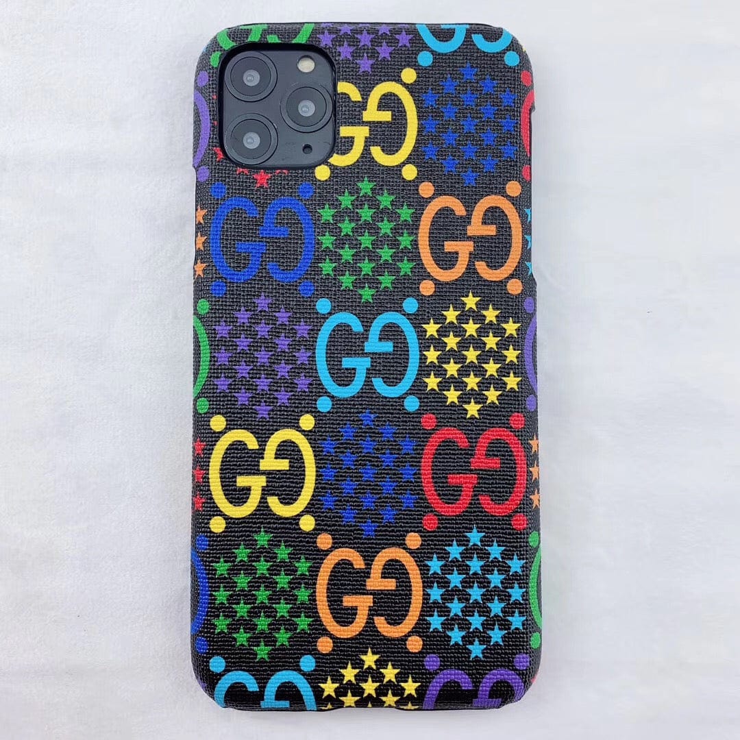 Tunde Store Gucci Gucci Psychedelic Leather Phone Case For Huawei