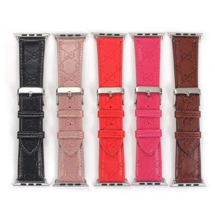 Tunde Store Gucci iWatch Straps - Colorful Leather Styles