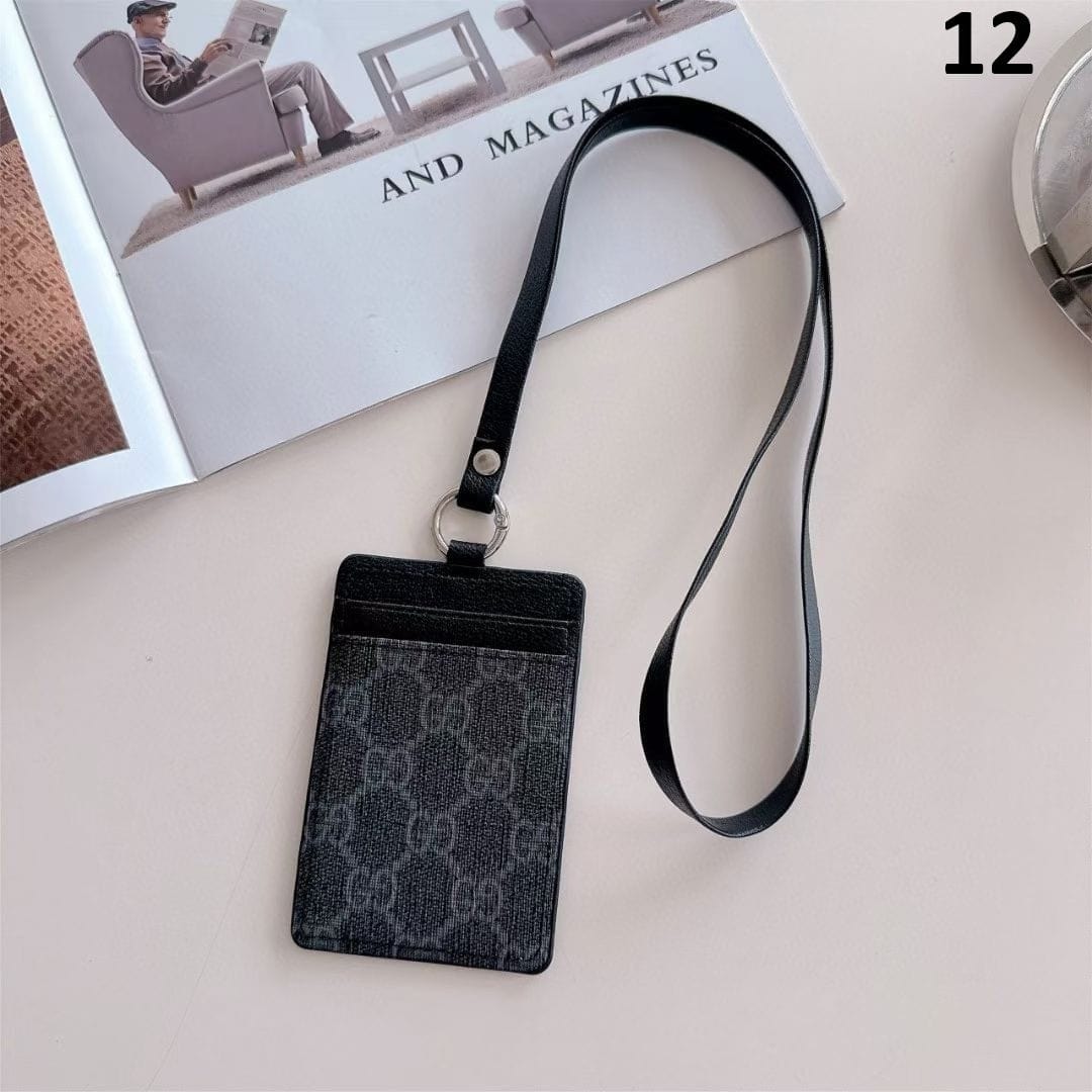 Tunde Store Gucci & Louis Vuitton ID Card Holder with Lanyard