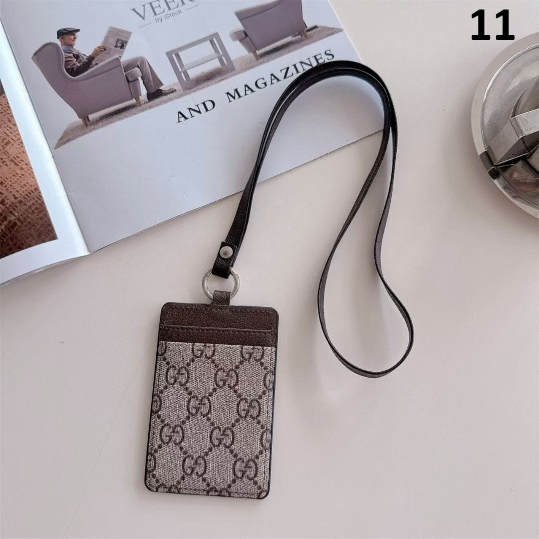 Tunde Store Gucci & Louis Vuitton ID Card Holder with Lanyard