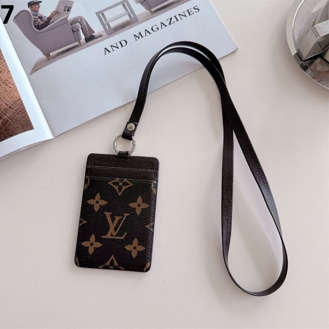 Tunde Store Gucci & Louis Vuitton ID Card Holder with Lanyard