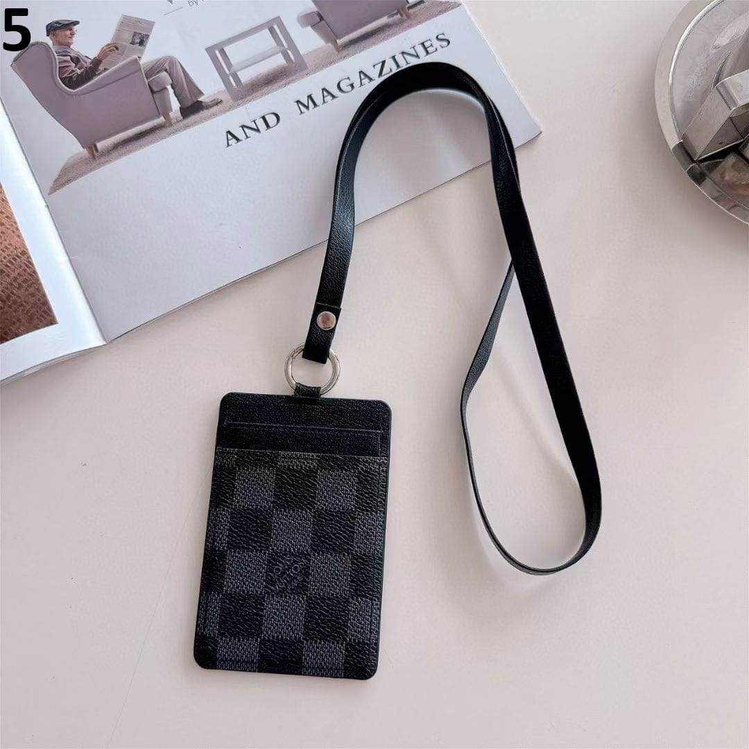 Tunde Store Gucci & Louis Vuitton ID Card Holder with Lanyard