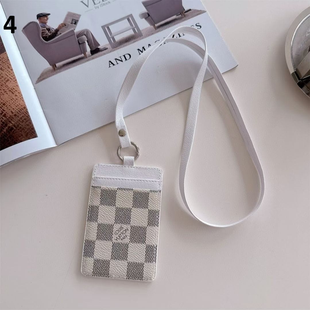 Tunde Store Gucci & Louis Vuitton ID Card Holder with Lanyard
