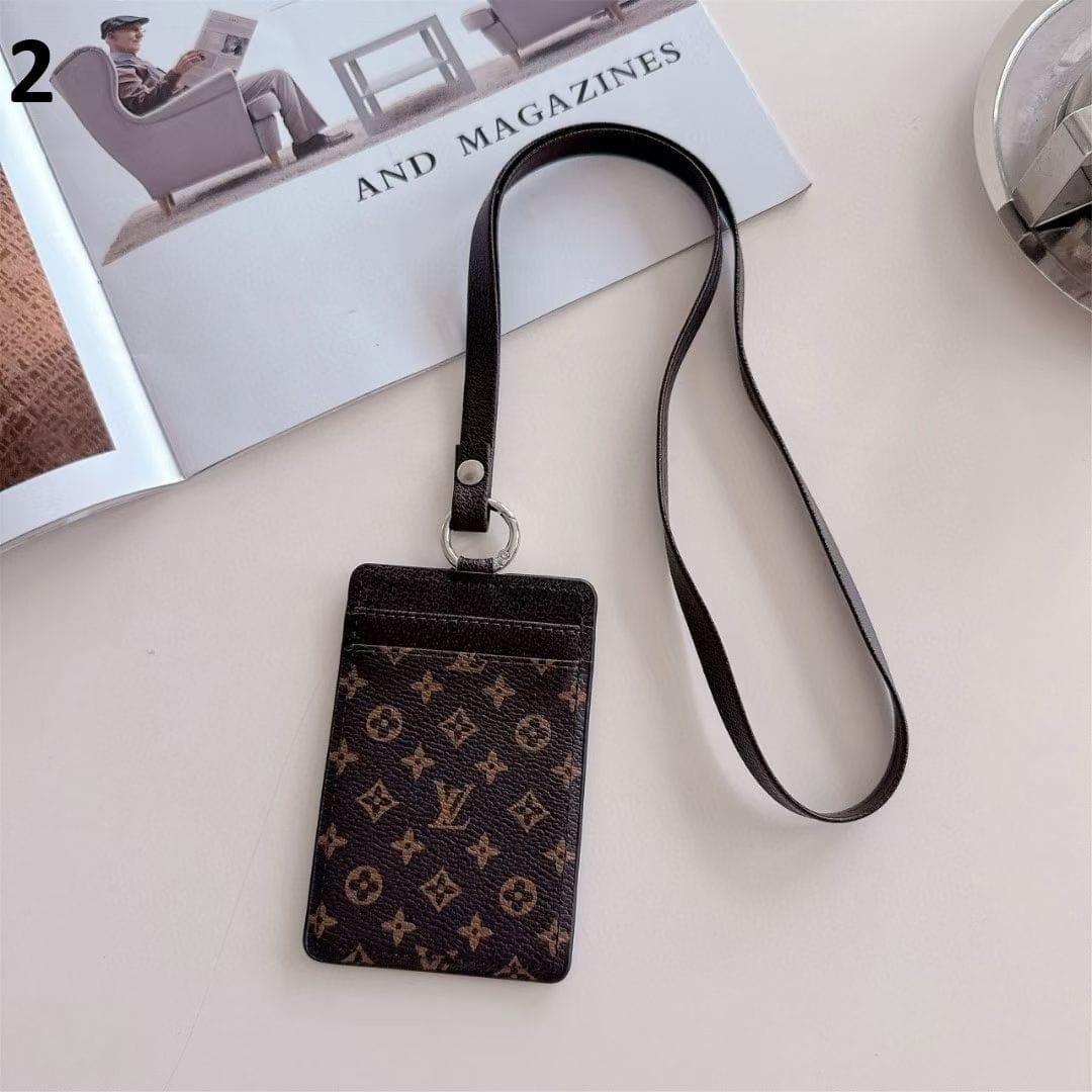 Tunde Store Gucci & Louis Vuitton ID Card Holder with Lanyard