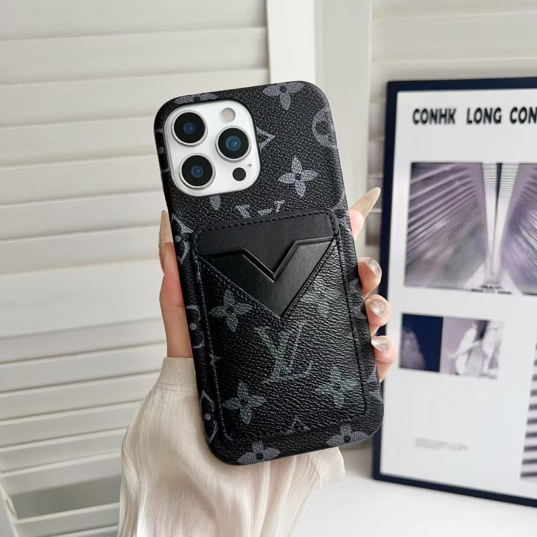 Tunde Store Gucci & Louis Vuitton Monogram Cardholder iPhone Case