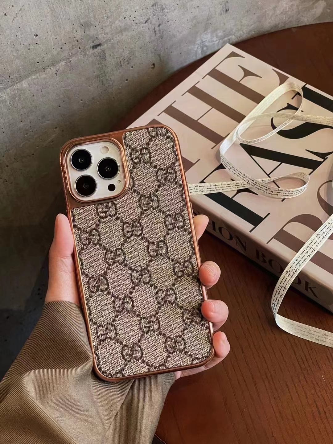 Tunde Store Gucci Ophidia iPhone 15 Case with Credit Card Pouch