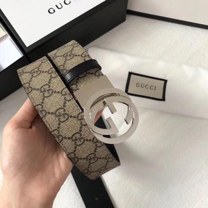Tunde Store Gucci Timeless Leather Belt - Unique Buckle