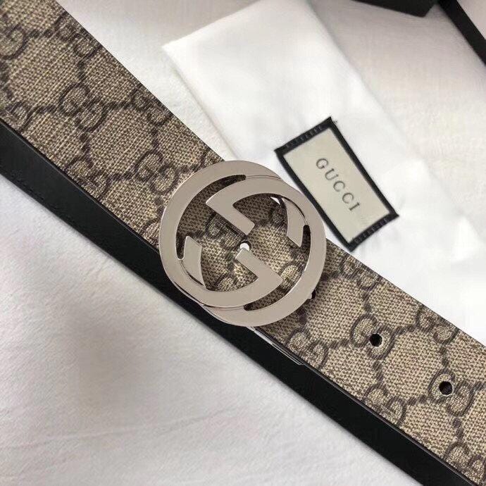 Tunde Store Gucci Timeless Leather Belt - Unique Buckle