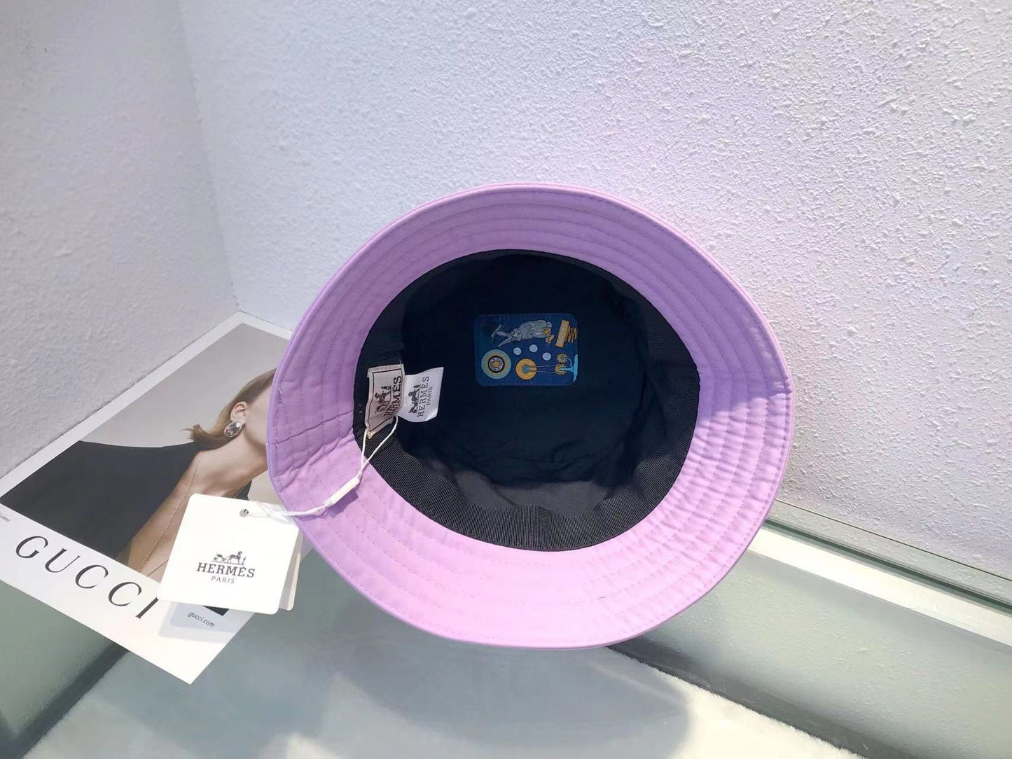Tunde Store Hermes Purple Bucket Hat