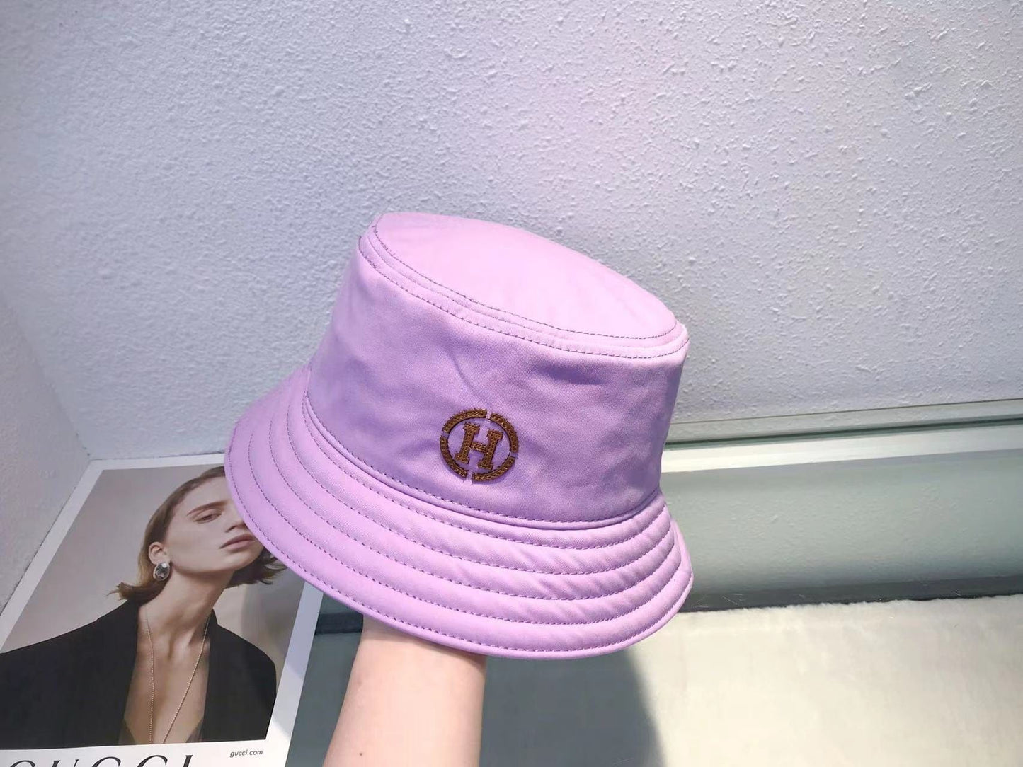 Tunde Store Hermes Purple Bucket Hat