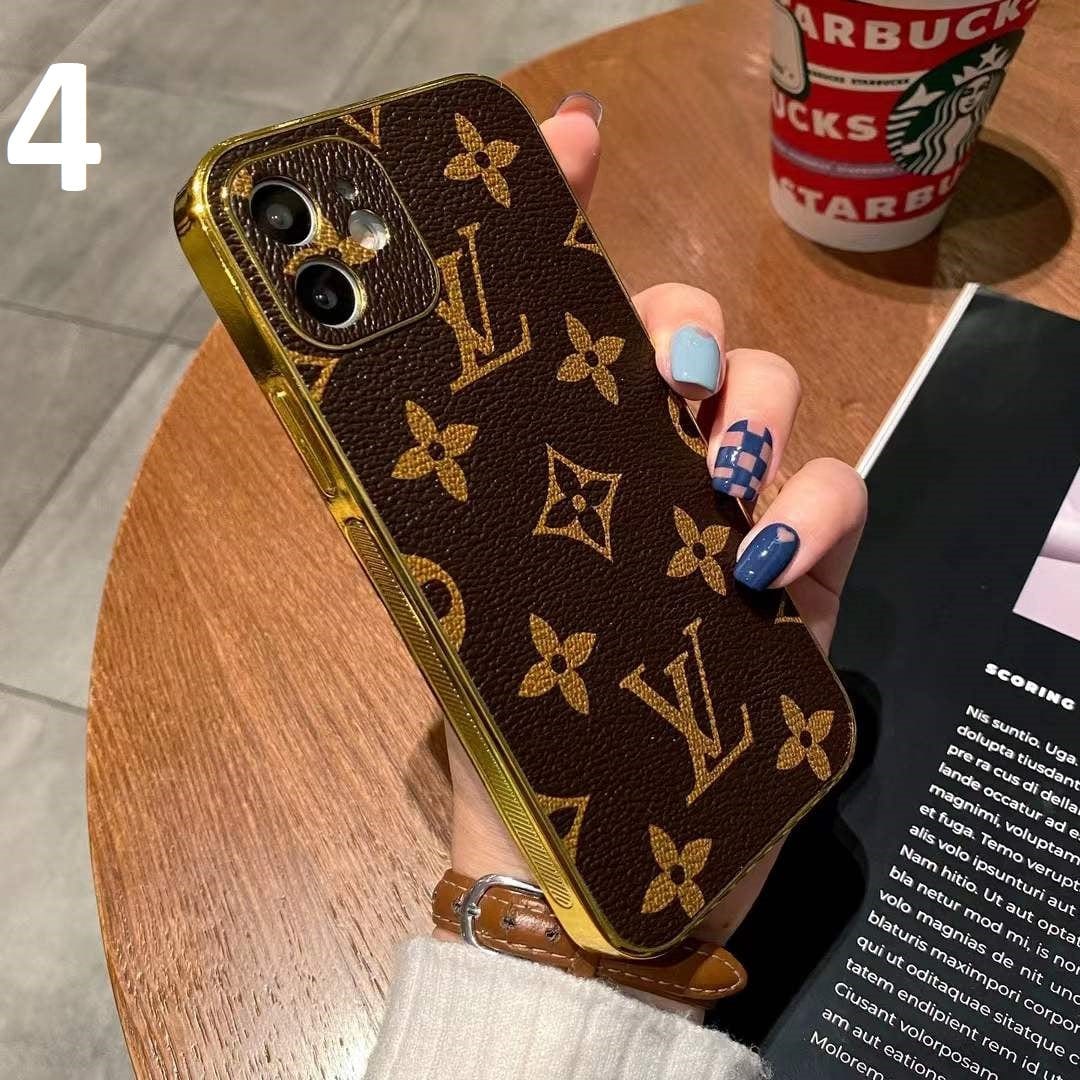 Tunde Store High End Leather Louis Vuitton iPhone Case