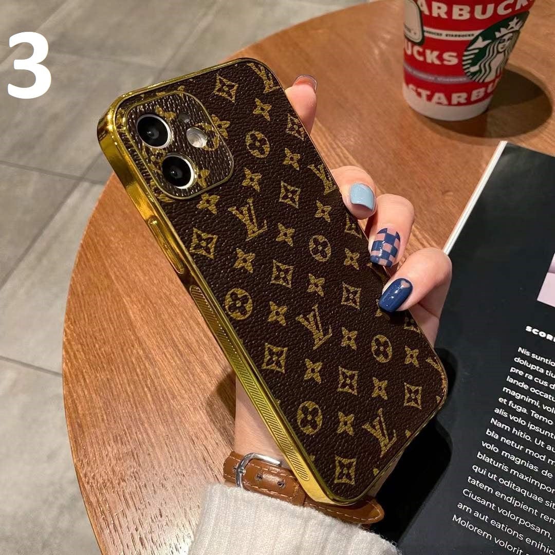 Tunde Store High End Leather Louis Vuitton iPhone Case