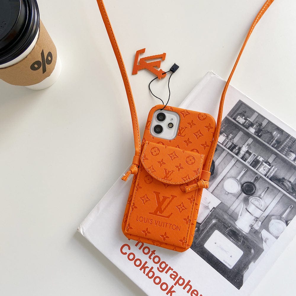 Tunde Store High End Louis Vuitton iPhone Pocket Cases With Straps