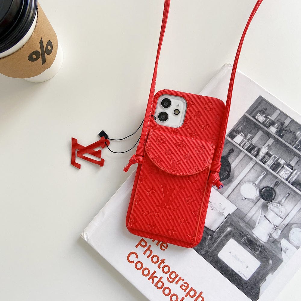 Tunde Store High End Louis Vuitton iPhone Pocket Cases With Straps