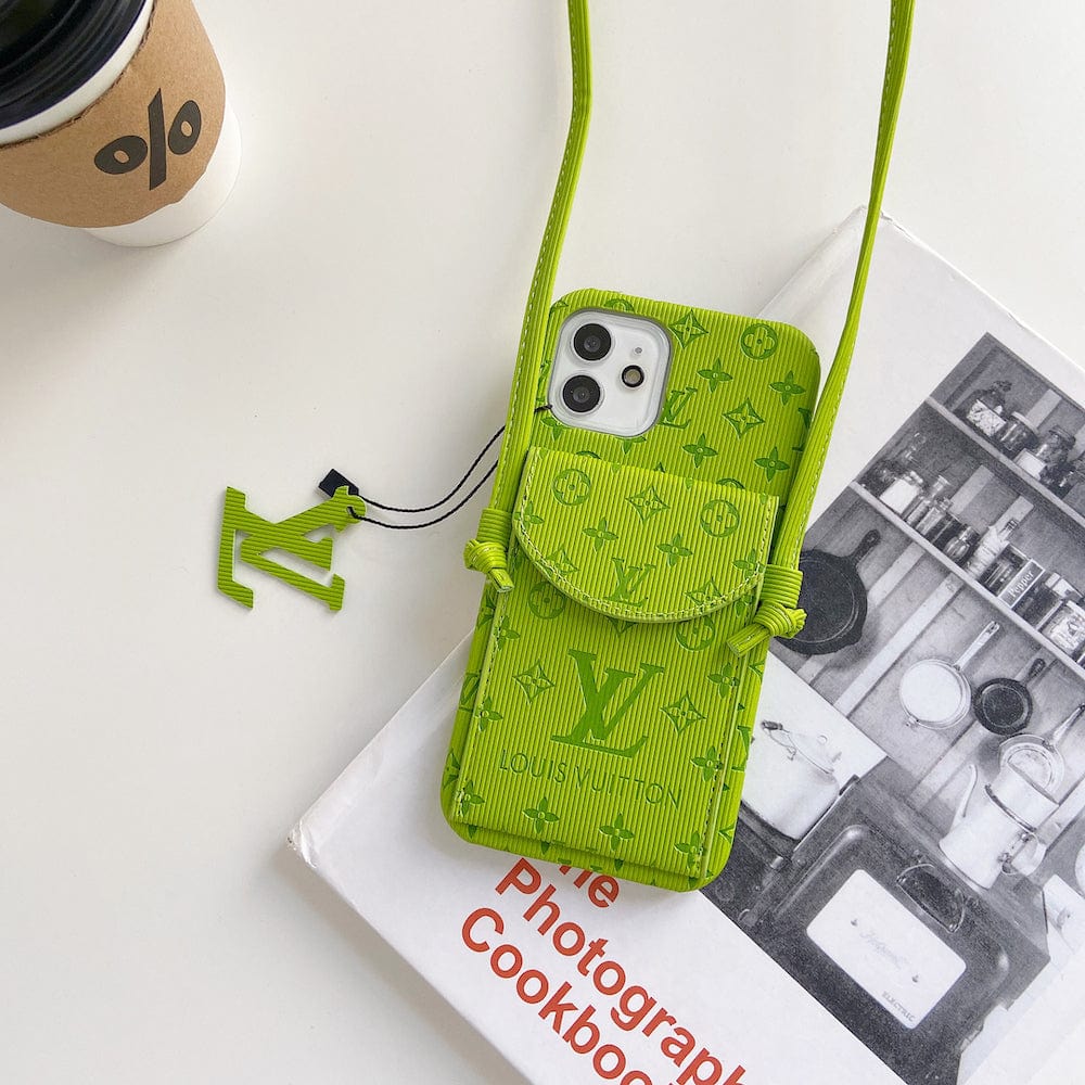 Tunde Store High End Louis Vuitton iPhone Pocket Cases With Straps