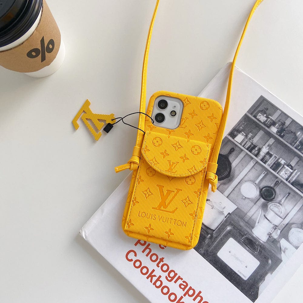 Tunde Store High End Louis Vuitton iPhone Pocket Cases With Straps