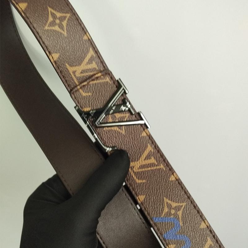 Tunde Store High Fashion Leather Louis Vuitton Belt for men