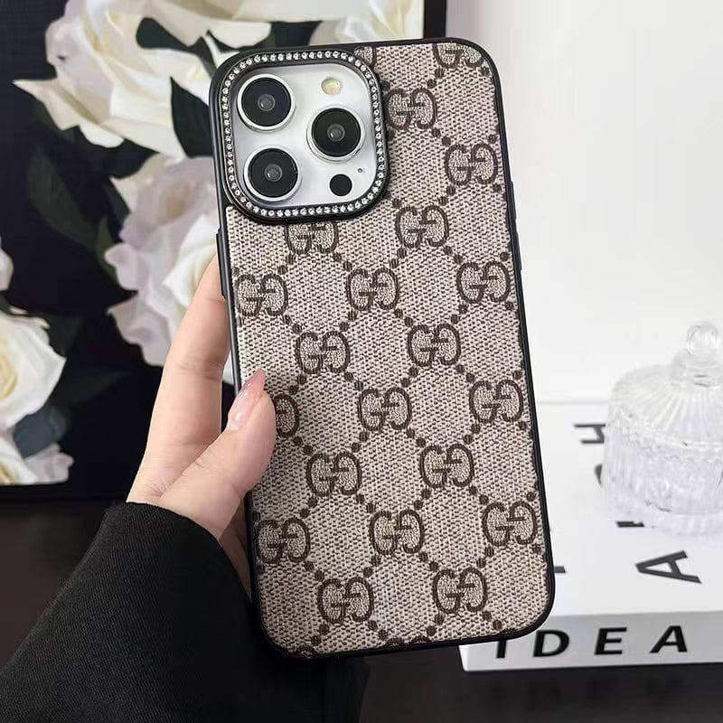 Tunde Store iPhone 16 Gucci Leather Covers
