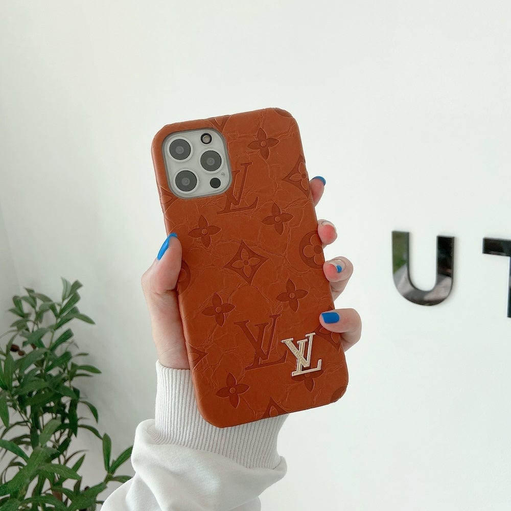 Tunde Store Leather Louis Vuitton iPhone 15 Cases
