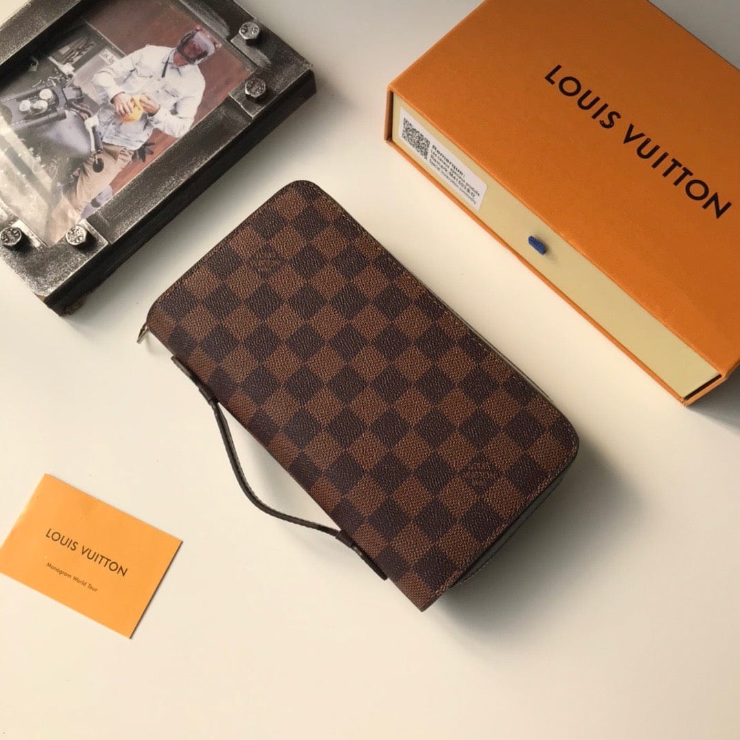 Tunde Store Leather Louis Vuitton Monogram Wallet
