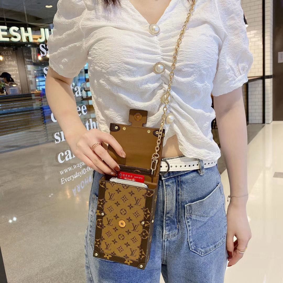 Tunde Store Leather Louis Vuitton Phone Bag (Phone Pouch)