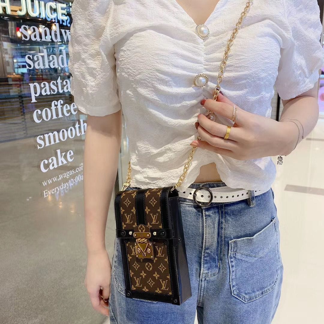 Tunde Store Leather Louis Vuitton Phone Bag (Phone Pouch)