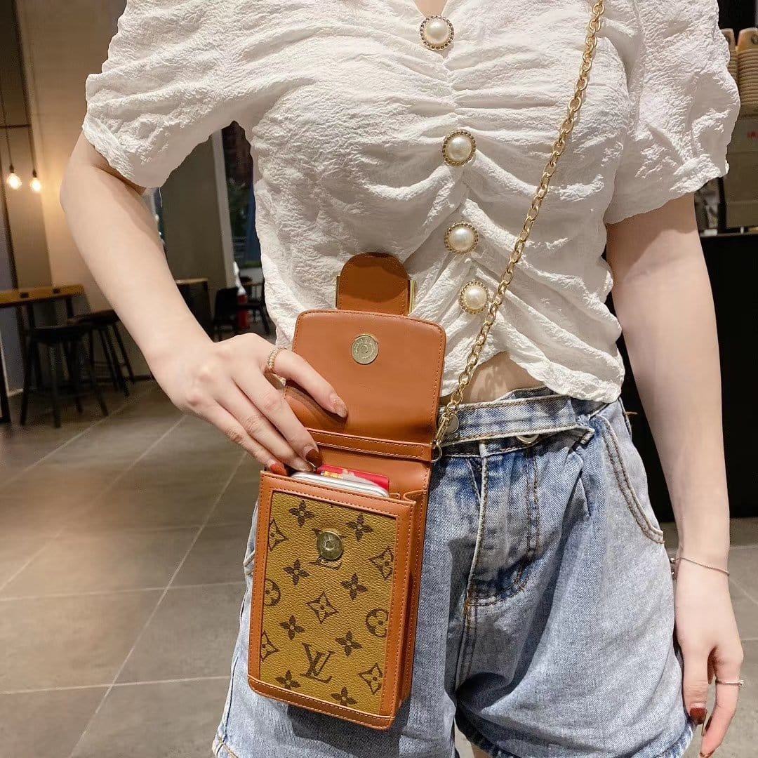 Tunde Store Leather Louis Vuitton Phone Bag (Phone Pouch)